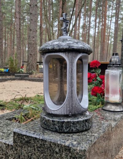 Гранитная лампада для свечей Таллин — производство Avrora Kivi.